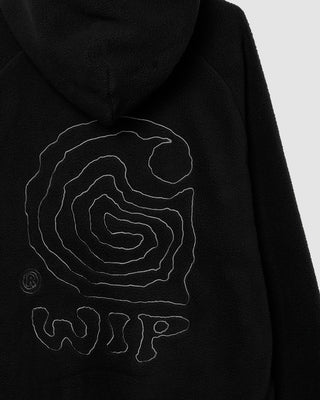 Carhartt WIP Hooded Helix Sweatshirt Black / Porphyry