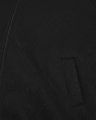 New Amsterdam Surf Association Waffle Zip Up Black