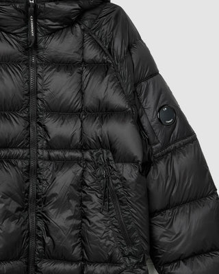 C.P Company D.D. Shell Hooded Down Jacket Black