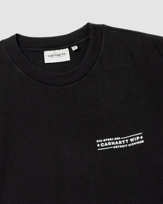 Carhartt WIP Stamp T-Shirt Black/White stone