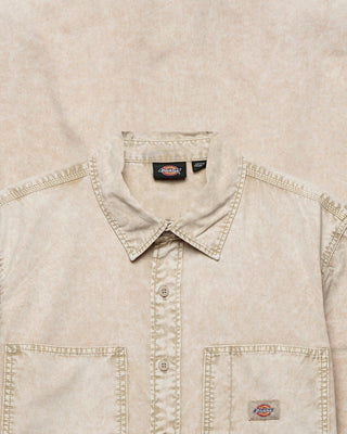 Dickies Newington Shirt Double Dye Acid Wash Sandstone