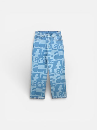 Arte Antwerp Denim Allover Pants Raw Denim