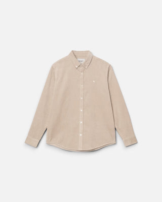 Carhartt WIP L/S Madison Cord Shirt Cotton Corduroy Wall