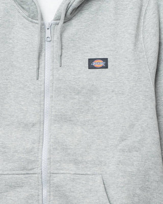 Dickies Oakport Zip Hoodie Grey Melange