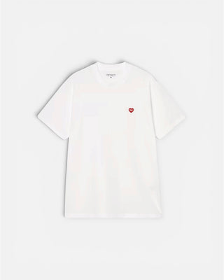 Carhartt WIP S/S Small Heart T-Shirt White/Red