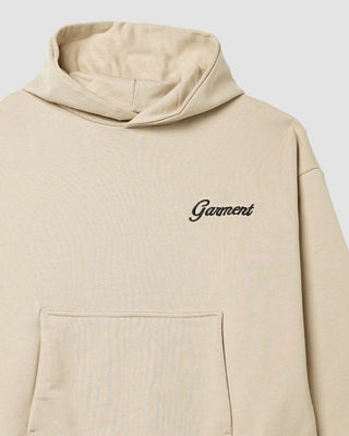 Garment Workshop Embroidered Hoodie Sabbia/Sand