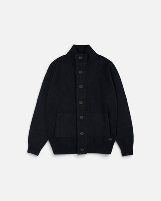 Barbour Essential Patch Zip Through Navy