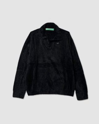 Garment Workshop Knitted Polo Chaos Black