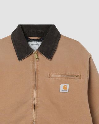 Carhartt WIP OG Detroit Jacket Hamilton Brown / Tobacco stone canvas