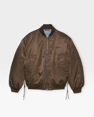 New Amsterdam Surf Association Reversible Bomber Jacket Brown/Sea