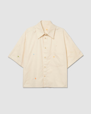C93 Flower Shirt Cream