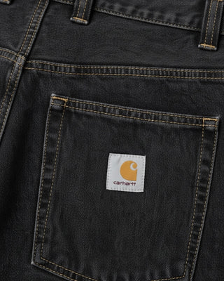 Carhartt WIP Brandon Short Black stone washed