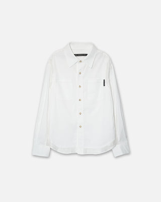 Andersson Bell Aprol Organza Panel Shirt White