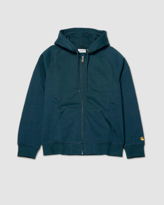 Carhartt WIP Hooded Chase Jacket Duck Blue/Gold