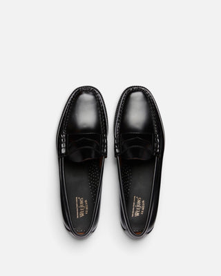 G.H. Bass Est.1876 Weejuns II Larson Moc Penny Black Leather