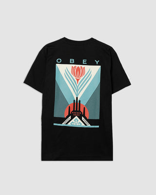 Obey Green Power Factory Classic Tee Black
