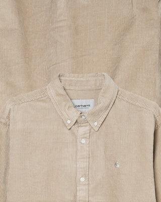 Carhartt WIP L/S Madison Cord Shirt Wall/Wall