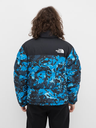 The North Face 1996 Retro Nuptse Jacket Clear Lake Blue Himalayan Camo Print