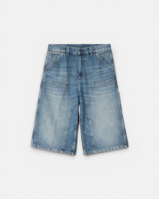 Carhartt WIP OG Double Knee Long Short Blue Old Used Wash