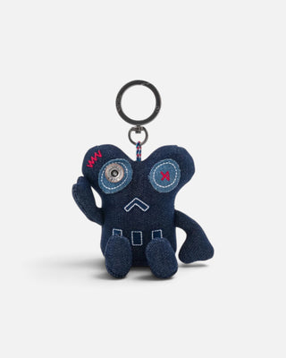 Evisu Ht Chin-Chin Denim Plushie Dark Tone Indigo Keychan