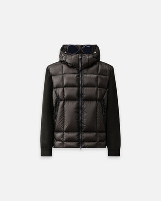 C.P. Company Extrafine Merino Wool Mixed Goggle Sweater Black