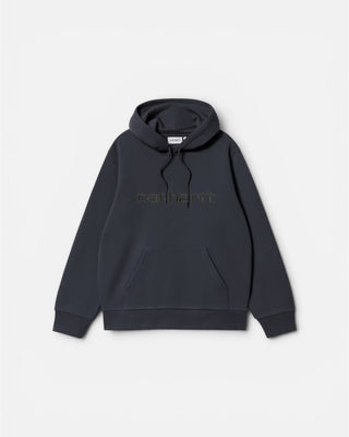 Carhartt WIP Hooded Carhartt Sweatshirt Dark Navy/Dark Scarab