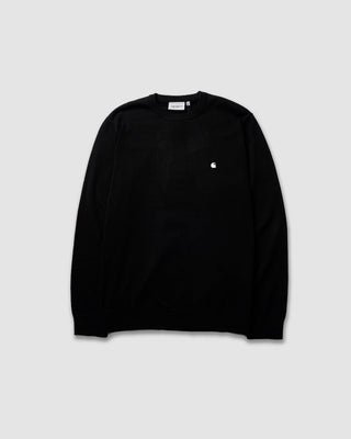 Carhartt WIP Madison Sweater Black/White -1i-sx-3