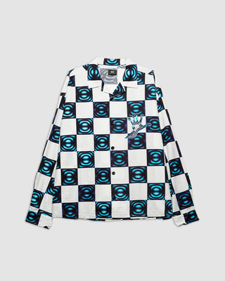 Edwin Digital Check Shirt Blue/White