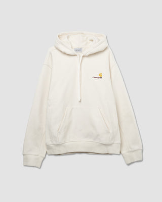 Carhartt WIP Hooded American Script Sweatshirt Sweat Natural