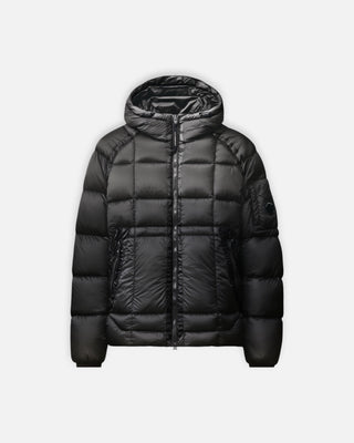 C.P. Company D.D. Shell Hooded Down Jacket Black