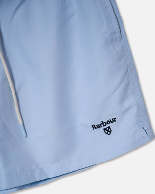 Barbour Stample Logo 5 Swim Shorts Ocean Sky