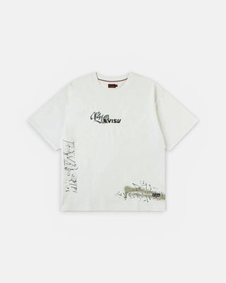 Evisu Ht Graffiti Aop Ss Tee Ecru