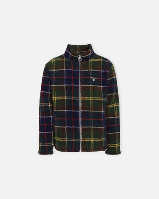 Barbour Tartan Fleece Zip Through Classic Tartan
