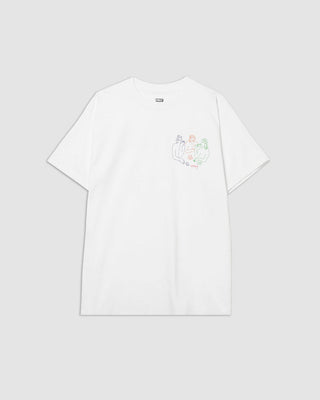 Obey Cup Of Tea Tee White