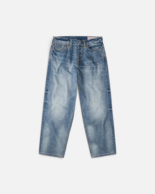 Evisu Ht Ecru Daicock Printed Jeans White Mid Tone Indigo