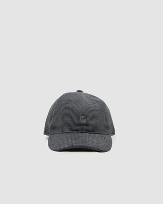 Carhartt WIP Harlem Cap '8 Wales' Corduroy Graphite / Graphite