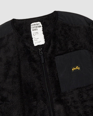 Stan Ray Fleece Cardigan Black