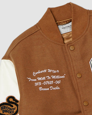 Carhartt WIP Brown Ducks Bomber Hamilton Brown/Wax