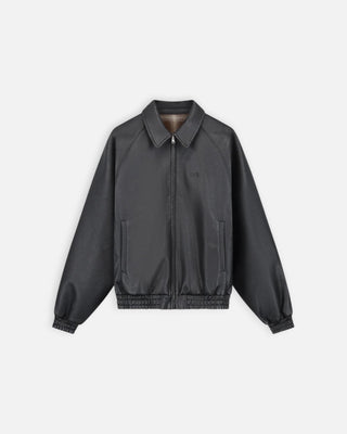 Arte Antwerp Reversible Leather Uniform Jacket Black