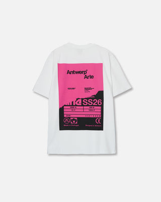 Arte Antwerp Back Poster T-Shirt White