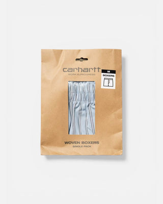 Carhartt WIP Cotton Boxer Grimsby Stripe / Blue Fog