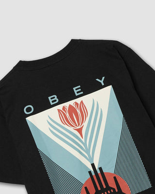 Obey Green Power Factory Classic Tee Black