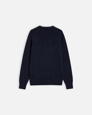 Barbour Newtown Crew Neck Sweater Navy