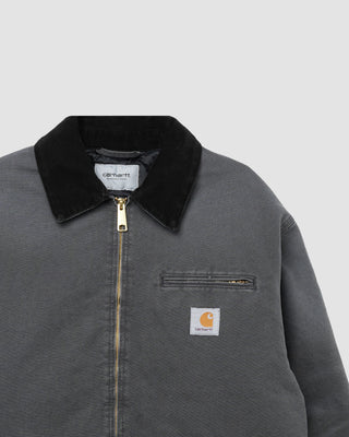 Carhartt WIP OG Detroit Jacket Graphite / Black stone canvas