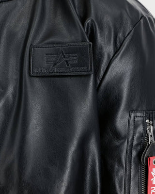 Alpha Industries MA-1 VF Vegan Leather Black