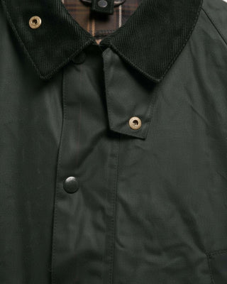 Barbour Icons Patch Bedale Wax Jacket Sage