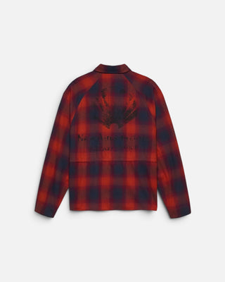 New Amsterdam Surf Association Flanel Overshirt Blue/Red
