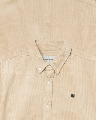 Carhartt WIP Madison Cord Shirt Wall/Black