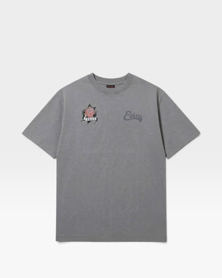 Evisu Ej Osaka Rose Tee Grey