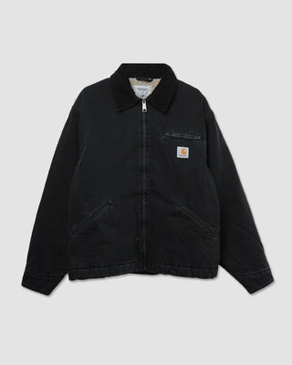 Carhartt WIP OG Detroit Jacket Black/Black stone washed